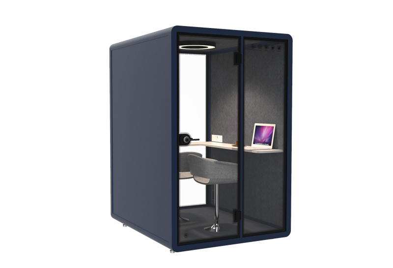 dark blue study booth 2M